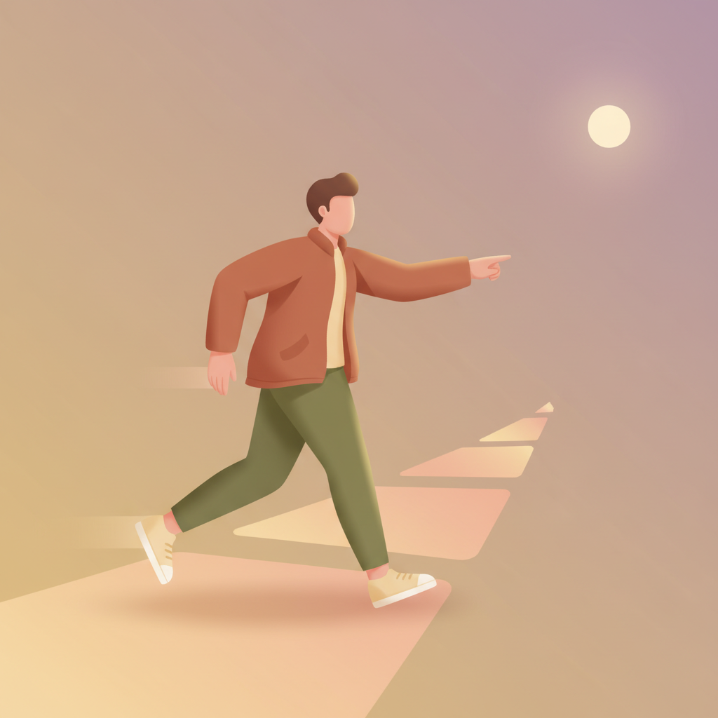 Wortschatzillustration zu 行く