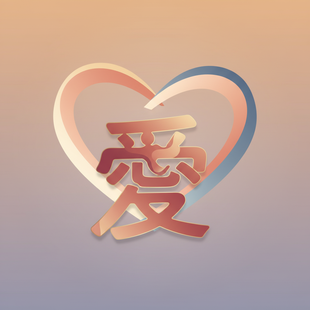 Wortschatzillustration zu 愛