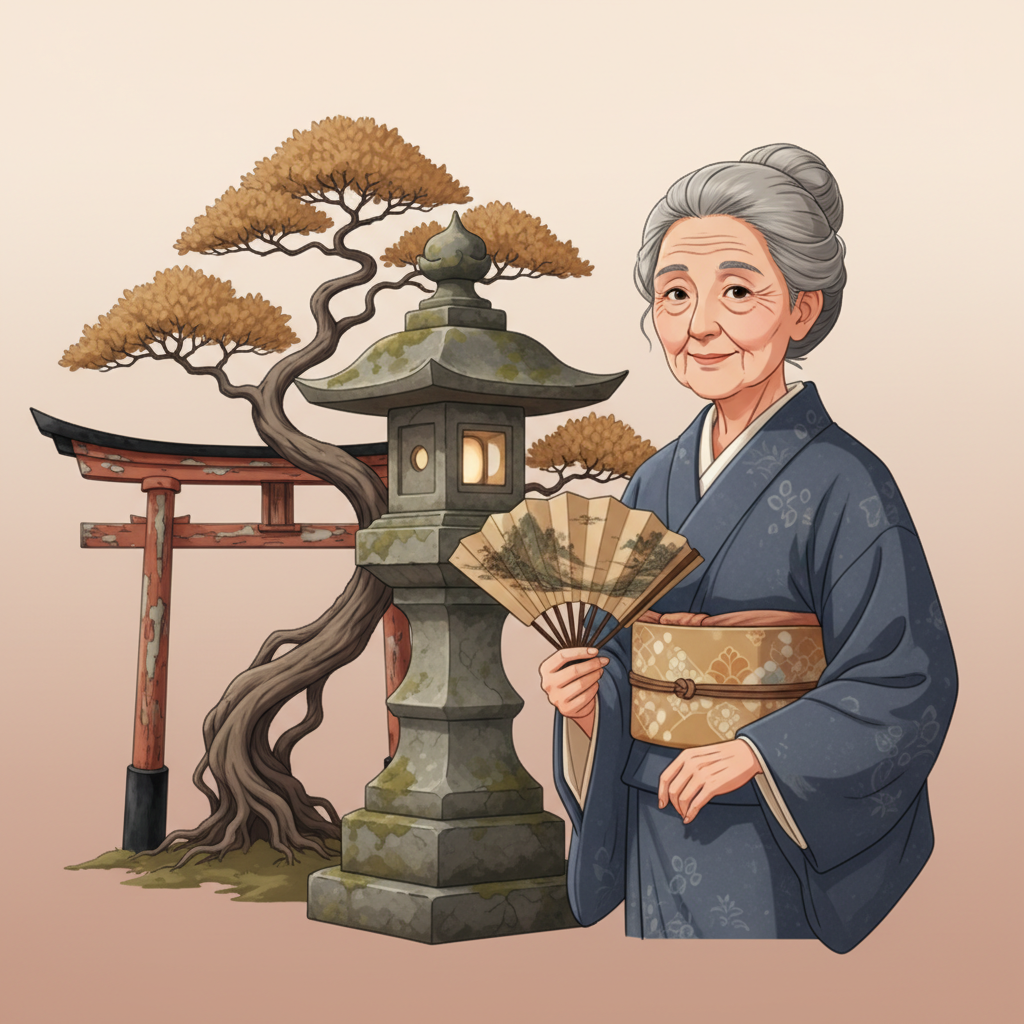 Wortschatzillustration zu 古い
