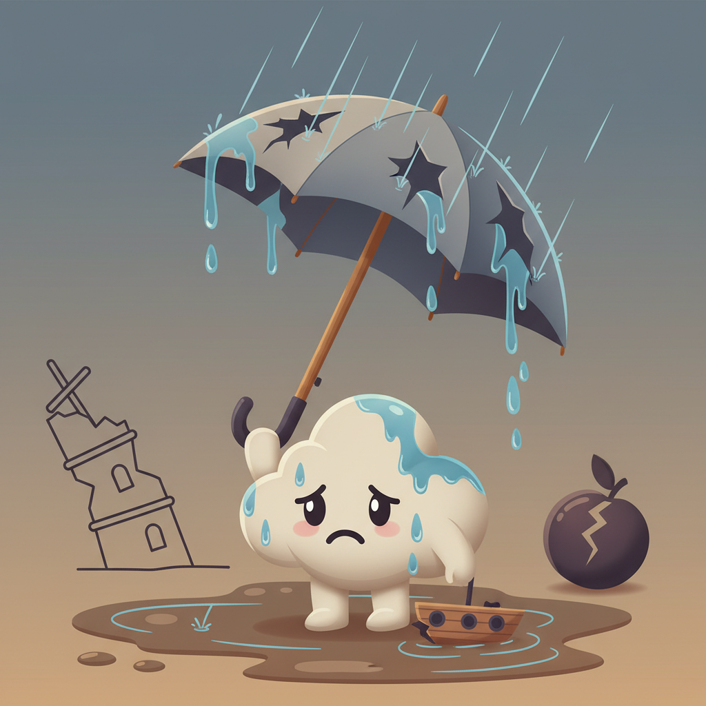 Wortschatzillustration zu 悪い