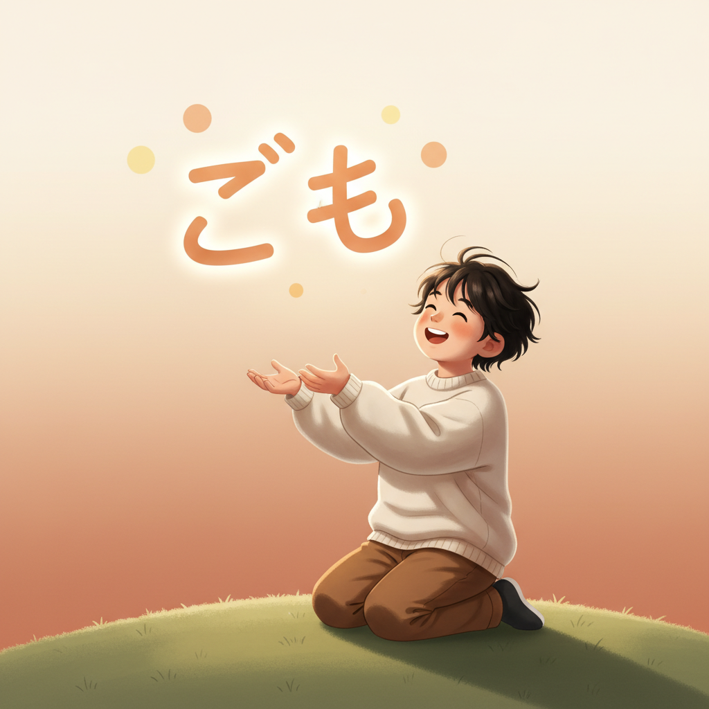 Wortschatzillustration zu 子ども