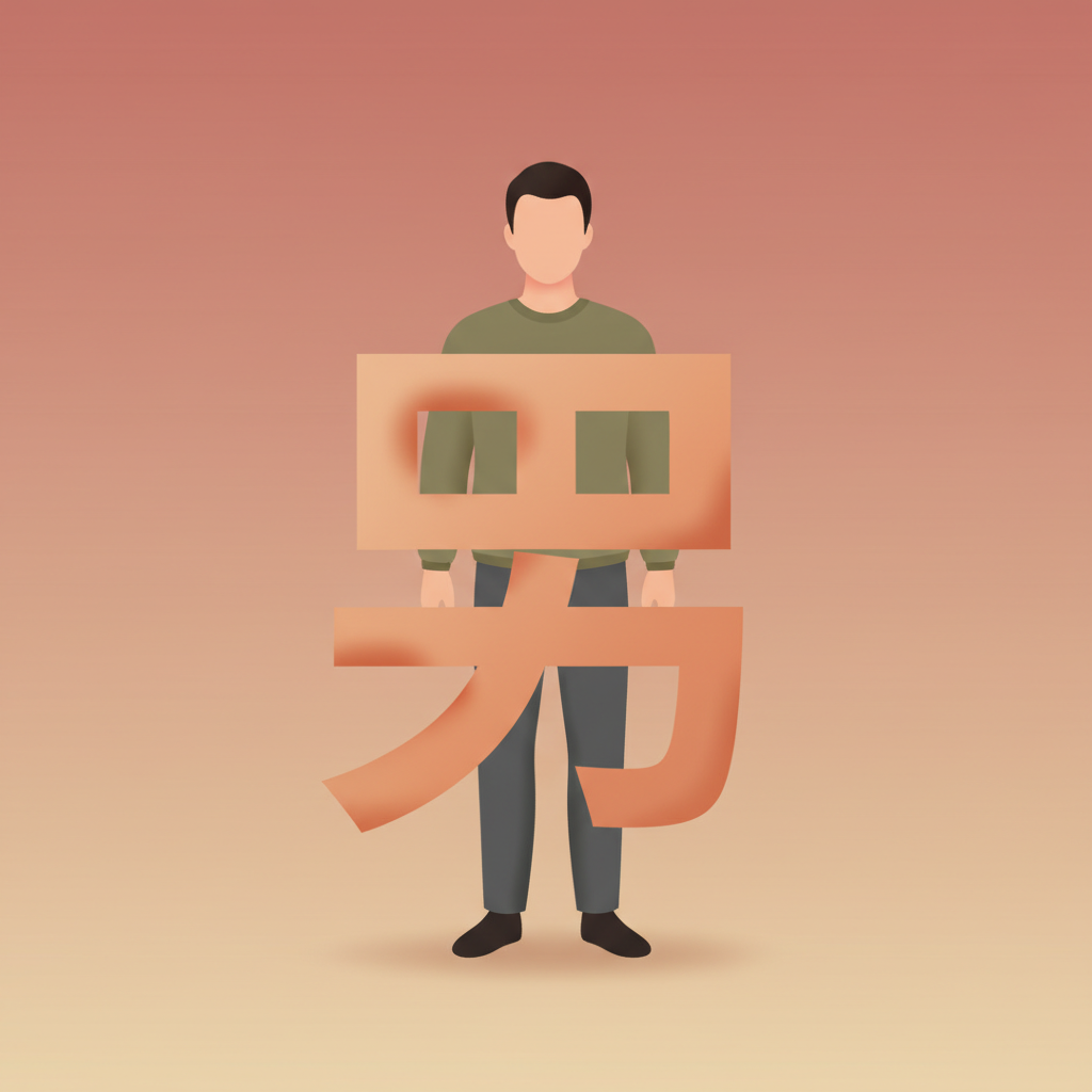 Wortschatzillustration zu 男