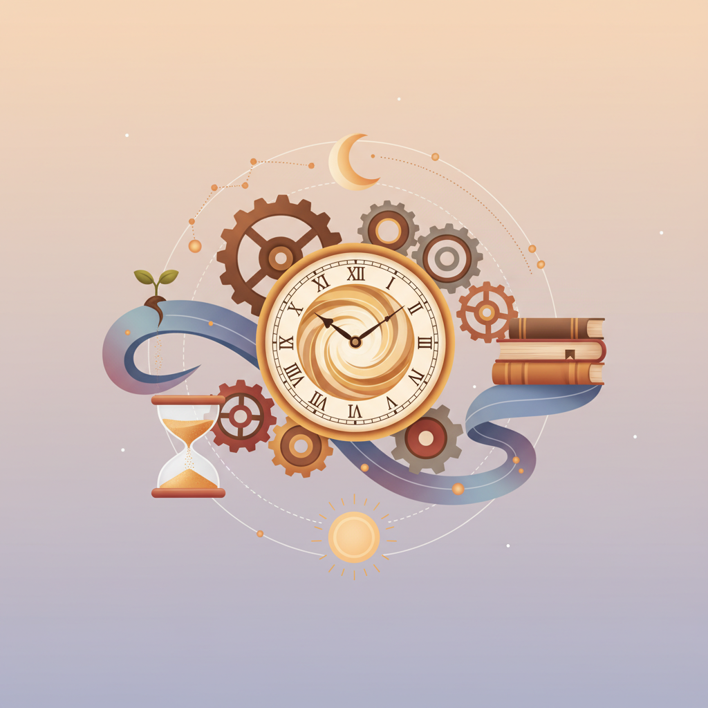 Wortschatzillustration zu 時間