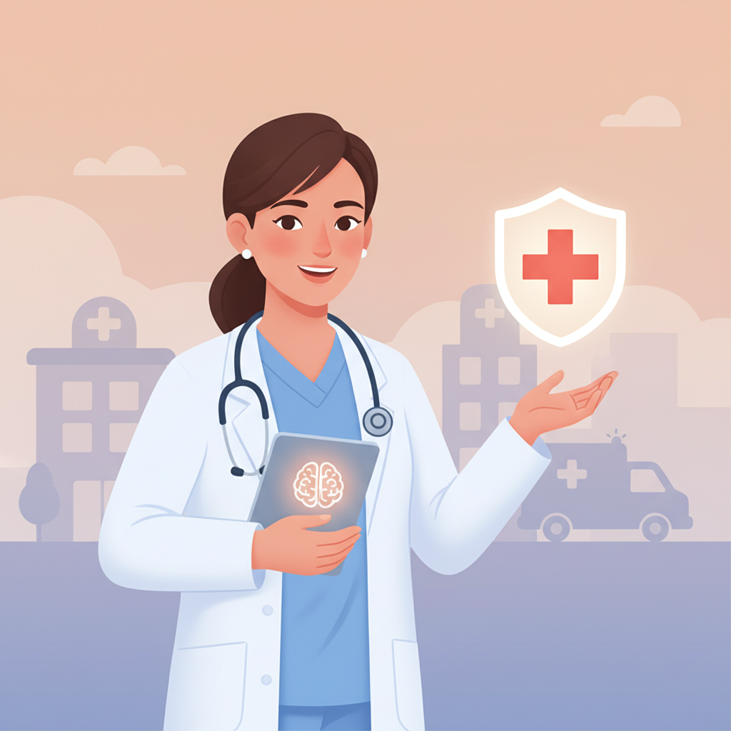 Wortschatzillustration zu Médico